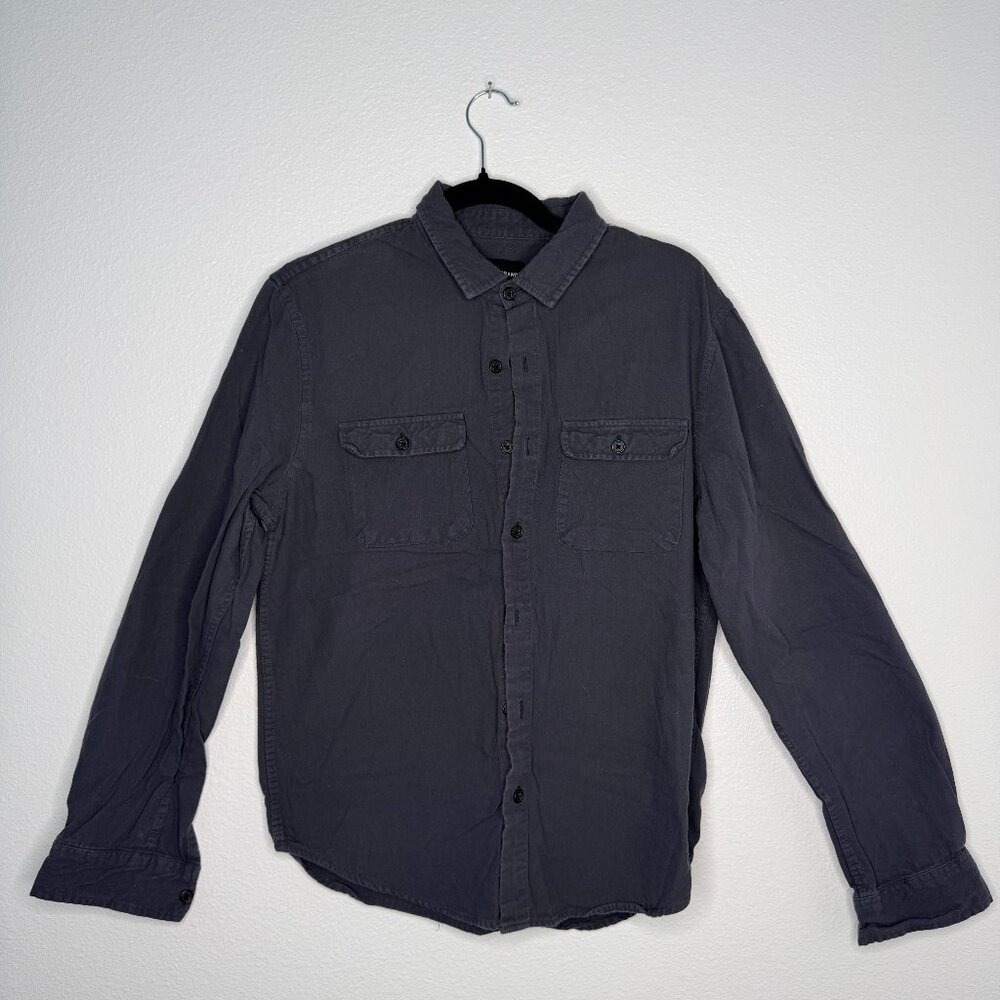 Lucky Brand Button-Down Shirt — Men’s Medium — Navy Blue